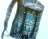 ✓ Blue Aztec Backpack