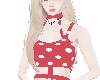 Red Cute Dot Dress