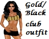 Gold/Black Club outfit