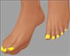 Yellow Pedicure