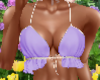 purple ruffle string top