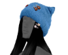 ER Kawaii blue cat hat