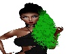 Zaylia Black/Green Hair