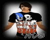 AVG simpson skulshirt{M}