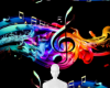 Music notes background