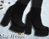 Black Fall Booties