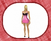 pink spiked dress xlge