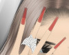 red nails