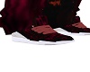 chaussues rouge noir