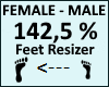 Feet Scaler 142,5%