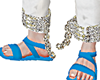 BLUE SANDALS
