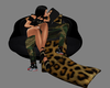 Cheetah kissing chair