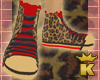 {K} Leopard Sneakers