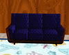 Poseless blue couch