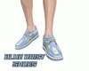 DM. Blue Daisy Shoes