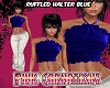 Ruffled Halter Blue