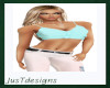 JT Tied Halter Teal