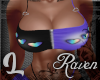 *R* Rainbow Heart Purp L