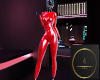 Red Polished Catsuit