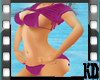 [KD] Beach Purple Bikini