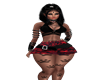 Dora Red Blk Skirt