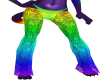 S_Rainbow Furry Pants