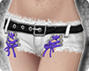 Denim Shorts - White