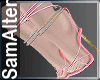 SANDALS HEELS PINK GOLD