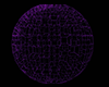 Flashing purple sphere