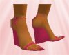 -CT Pink Wedge Heel