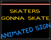 Skaters Neon Sign
