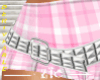 Sia Plaid W Belt Pink