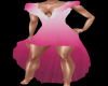 Pink Ombre Hi-Lo Dress