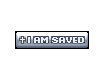 ~d~ I am saved sticker