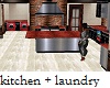 Secluded Kitchen Laundry