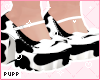 𝓟. Cow Maid Shoes