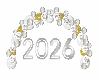 Gold/Silver NYE Sign