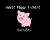 Adult kids piggy T-shirt