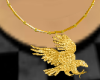 ~R~ Gold Hawk Necklace