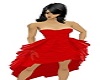 red dance dress
