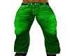 Green Distressed Jean