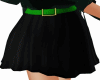 Kids Green Black Skirt