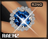 [R] Blue Diamond Ring