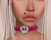 pink choker qeen