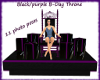 Black/purple BDay Throne