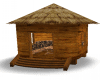 Wooden hut