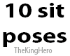10 Sit Poses