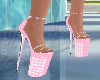 Pink Diamond Chain Heels