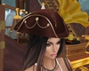 Brown Leather Pirate Hat