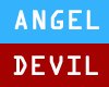 angel / devil tee